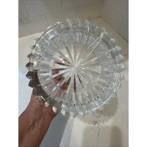 Vintage Heavy PRINCESS HOUSE 1974 Crystal Ice Bucket Heritage Etched Pattern. - Picture 7 of 7